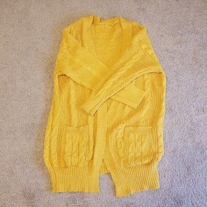 Chunky Cable Knit Cardigan